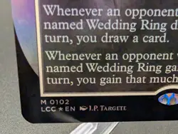 Wedding Ring (Borderless) Commander: the Lost Caverns of Ixalan Foil - Image 2
