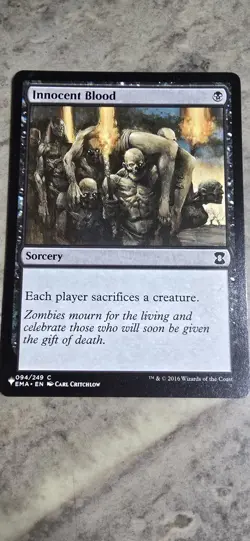 Innocent Blood The List Reprints Regular Sorcery Common MTG NM - Image 1