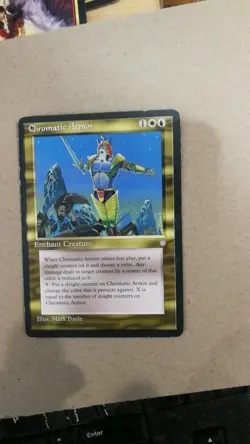 Chromatic Armor ~ Ice Age Magic MTG - Image 1