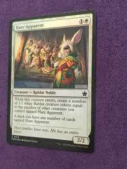 MTG - Hare Apparent - Foundations - Near Mint Common - FDN #15 Foil - Image 2