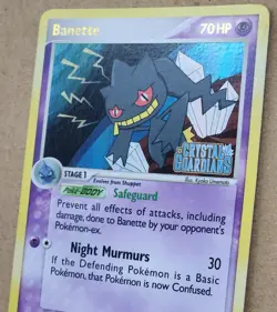 Pokemon Banette Reverse Holo 1/100 Ex Crystal Guardians - Image 3