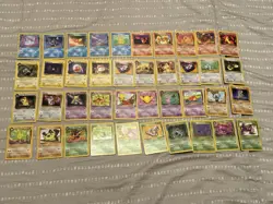 40 Vintage pokemon Lot - WOTC - Team Rocket (2000) - Non Holo - Set Builder - Image 1