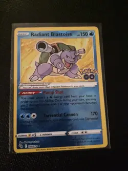 Radiant Charizard Radiant Blastoise Radiant Venusaur Set Pokemon Go TCG 011 LP - Image 2