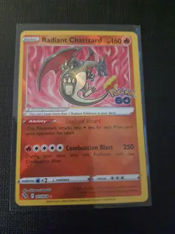 Radiant Charizard Radiant Blastoise Radiant Venusaur Set Pokemon Go TCG 011 LP - Image 4