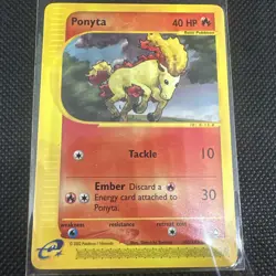 Pokemon Ponyta 2002 Aquapolis E Reader 102/147 (LP) - Image 1