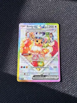 Pokemon TCG Eevee EX 174 Sir SPC Promo S&V Prismatic Evolutions NM Condition - Image 1