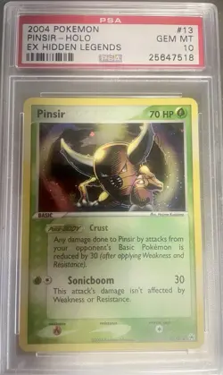 PSA 10 | Gem mint | Pokemon #13 Holo Pinsir EX Hidden Legends | Low Pop 31 - Image 1