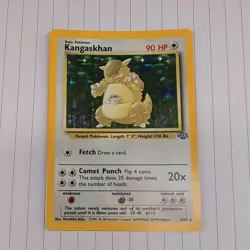Pokemon TCG Kangaskhan Jungle 5/64 Holo Unlimited Holo Rare MP - Image 1