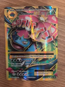2016 Pokemon M Venusaur EX Full Art 100/108 - Pokemon Evolutions - NM - Image 1