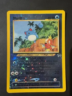 Pokemon Vintage Southern Islands Reverse Holo Marill 11/18 Rare WotC Promo - Image 2