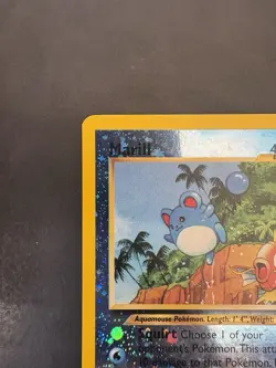 Pokemon Vintage Southern Islands Reverse Holo Marill 11/18 Rare WotC Promo - Image 3