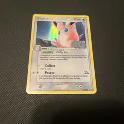 2006 Pokemon Crystal Guardians Stamped Holo 13/100 Wigglytuff - Image 1