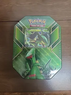Pokemon 2015 Sceptile EX Hoenn Power Collectors Tin - Factory Sealed - Image 1
