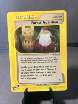Pokemon TCG Forest Guardian #123/147 Aquapolis Set E-Reader 2003 VTG WOTC NM - Image 1