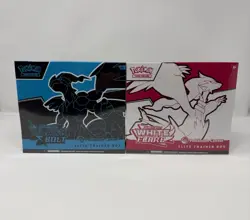Pokemon Center Black Bolt and White Flare ETB Set Factory Sealed - Image 1