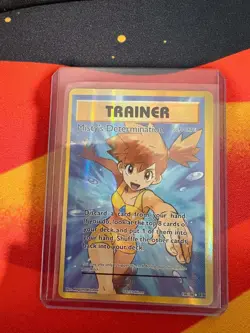 FULL ART Misty's Determination ULTRA RARE 108/108 Holo Foil Pokemon Evolutions - Image 1