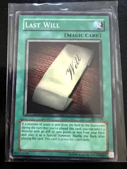 Last Will Common Starter Deck: Yugi Unlimited SDY-039 LP - Image 1