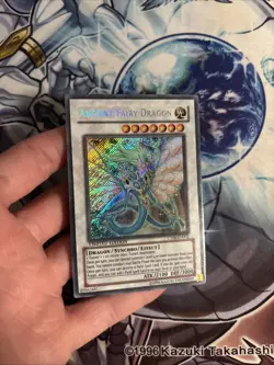 (83) Yugioh! Ancient Fairy Dragon CT06-EN002 Secret Rare Limited Edition LP - Image 2