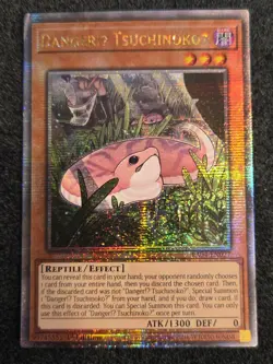 Danger!U TsuchinokoU RA04-EN027 Yugioh Quarter Century Secret Rare Stampede - Image 1