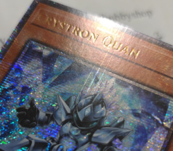 YuGiOh Crystron Quan RA04-EN021 Quarter Century Secret Rare *PRINT LINE - Image 3