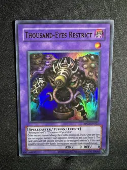 Thousand-Eyes Restrict - YuGiOh! RP02-EN021 Ultra Rare LP (factory wear) - Image 1