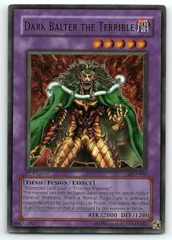 Yu-Gi-Oh! Dark Balter The Terrible LOD-002 1st Edition Super Rare NM/LP - Image 1