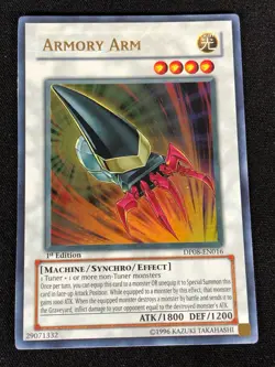 Yugioh Armory Arm DP08-EN016 1st Ultra (MP) - Image 1