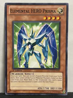 Yugioh TCG Elemental HERO Prisma LCGX-EN033 Common 1st Edition NM - Image 1