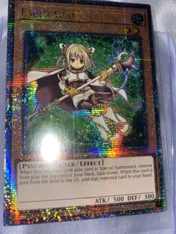 Yugioh Esper Girl RA04-EN006 1st Edition Quarter Century Secret Rare NM - Image 1
