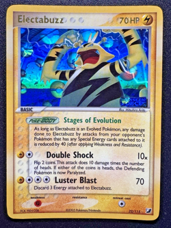 Misprint Electabuzz 22/115 EX Unseen Forces Pokemon Card Reverse Holo Near Mint - Image 1