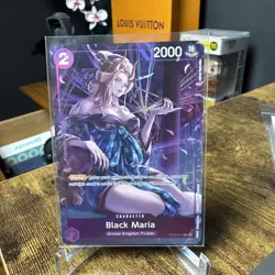 One Piece Bandai Card Games Fest 23-24 Black Maria ST04-011 Promotional NM - Image 1