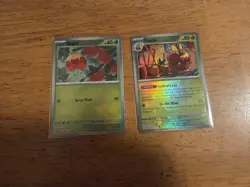 Pokemon Cards ! Applin on a pokemon pattern and Dipplin on maste ball pattern - Image 1