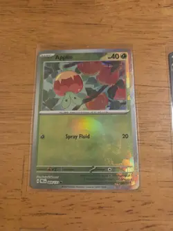Pokemon Cards ! Applin on a pokemon pattern and Dipplin on maste ball pattern - Image 2