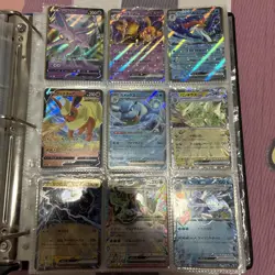 Pokemon Card Binder Collection 100 Cards - Image 1