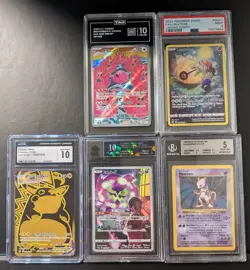 Pokemon TCG Random Card MYSTERY Bag PSA Slab Grades PSA CGC 7-10 - Image 2