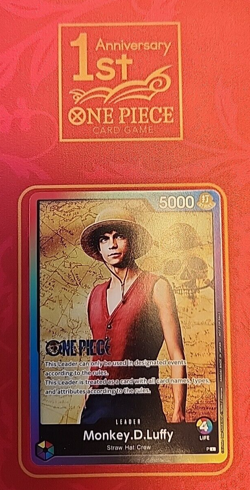 MONKEY D. LUFFY #P, 2023 ONE PIECE CARD GAME PROMO, SEALED BATTLE LIVE ACTION - Image 1