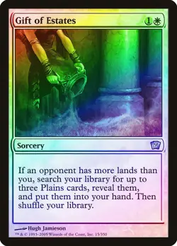 Gift of Estates FOIL 9th Edition PLD White Uncommon MAGIC MTG CARD ABUGames - Image 1