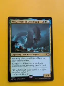 Aesi, Tyrant of Gyre Strait. DSC Serpent MTG Card. Rare NM as shown. - Image 1
