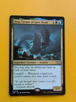 Aesi, Tyrant of Gyre Strait. DSC Serpent MTG Card. Rare NM as shown. - Image 2