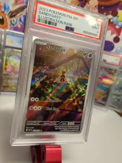Sandygast 214/193 Sv02: Paldea Evolved Holo Pokemon Card Graded PSA 9 MINT - Image 3