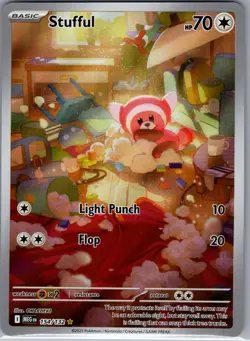 Stufful 154/132 ME01: Mega Evolution - Pokemon Card - NM - Image 1