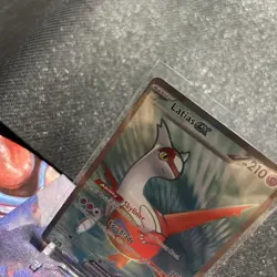 Pokemon Latias EX TCG Full Art Holo Card 220/191 Sv08: Surging Sparks Ultra Rare - Image 2