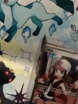 Hilda 164/086 Full Art Ultra Rare White Flare Holo Pokemon TCG Card NM Condition - Image 2