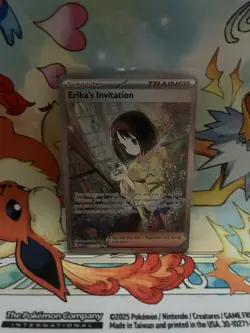 Pokemon TCG Erika's Invitation Holo Card 203/165 Scarlet & Violet 151 Sir NM - Image 1