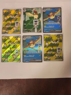 PIDGEY, PIDGEOTTO, PIDGEOT OBF ENGLISH 6 Cards Pokemon Tcg - Image 1