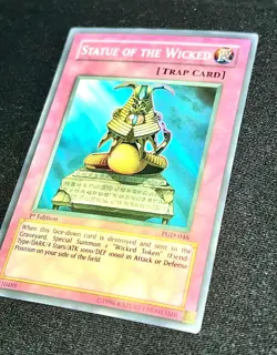 Statue of the Wicked PGD-046 Pharaonic Guardian 1st Edition “FADED RAW CARD” - Image 2