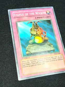 Statue of the Wicked PGD-046 Pharaonic Guardian 1st Edition “FADED RAW CARD” - Image 3