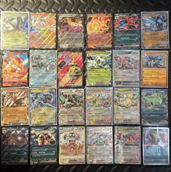 Pokemon TCG Lot of 24 EX - V - Full Art - Stamped Promos - Prismatic Evolutions - Image 1