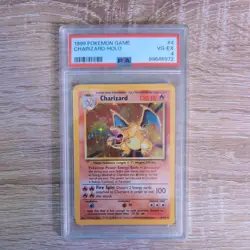 Charizard #4/102 Holo - Pokemon (1999) Base Set PSA 4 VG-EX!!! - Image 1