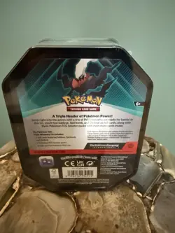 Pokemon TCG - Triple Whammy Collector Tin - Darkrai - Factory Sealed New - Image 2